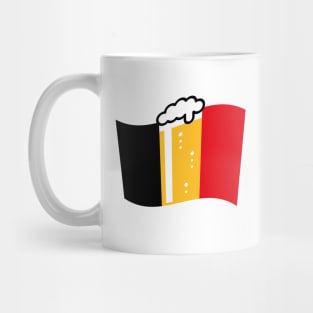 Belgium Beer Flag (Nation Of Beer / Beerland / 3C) Mug